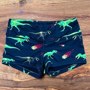 FLEO dinosaur shorts size SMALL EUC